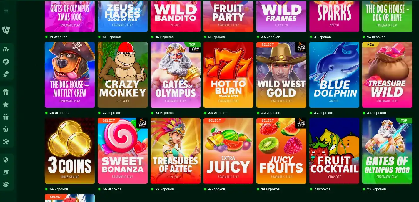 мобильная версия Unlim casino с бонусами